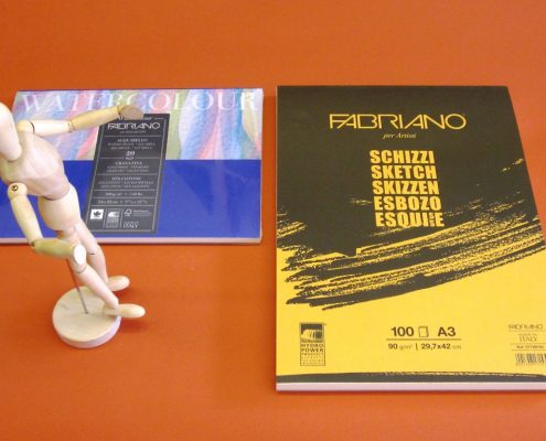 Blocco schizzi-Giro di Penna-Affiliato Buffetti Blocchi schizzi e manichino per disegno